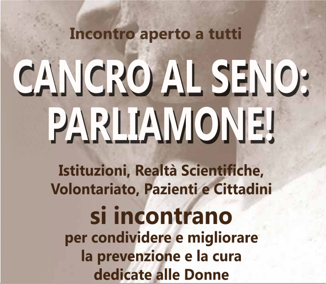 “CANCRO AL SENO: PARLIAMONE!” Venerdì 13 novembre a Varese