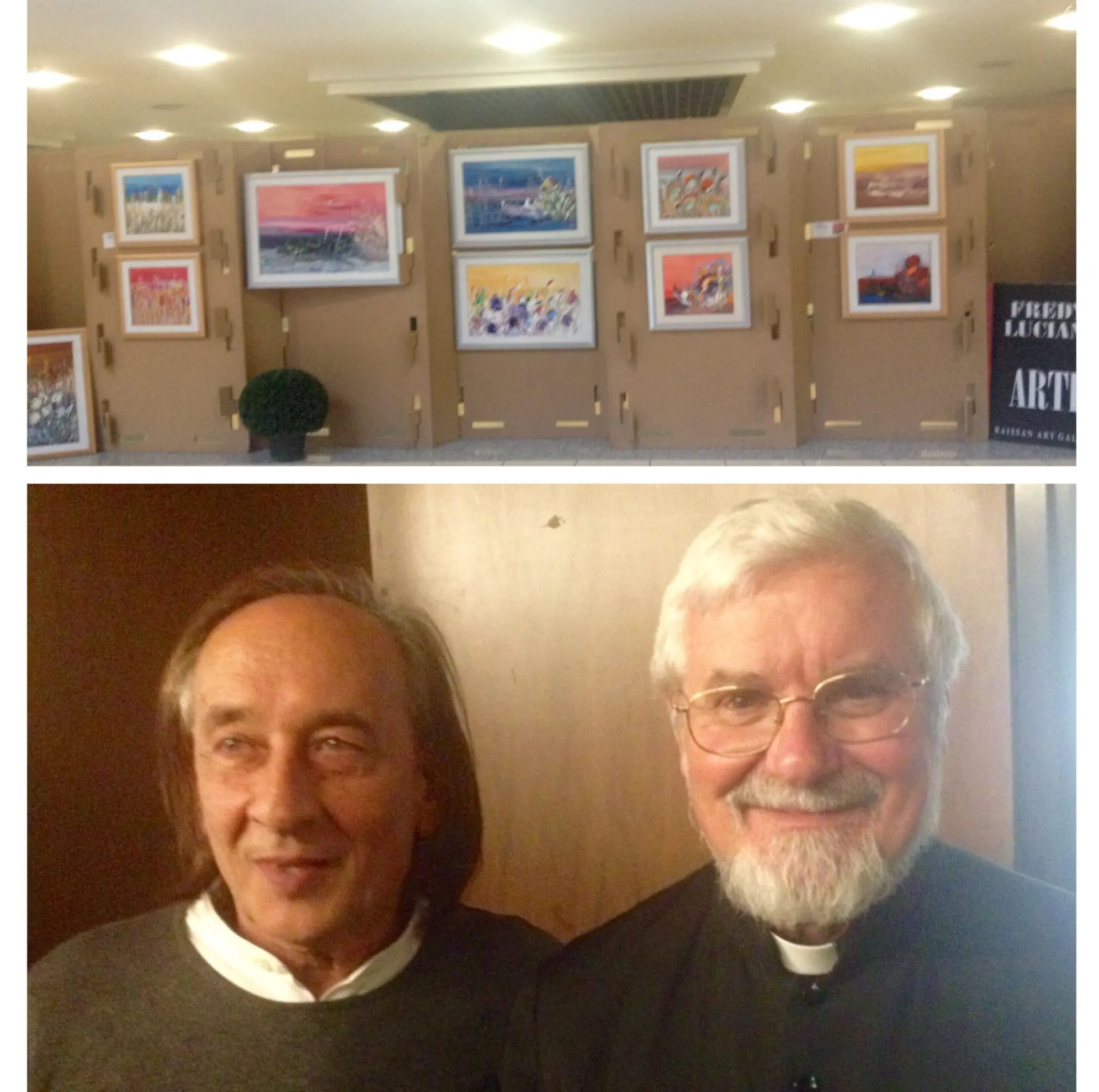 Fredy Luciani con Mons. Bregantini
