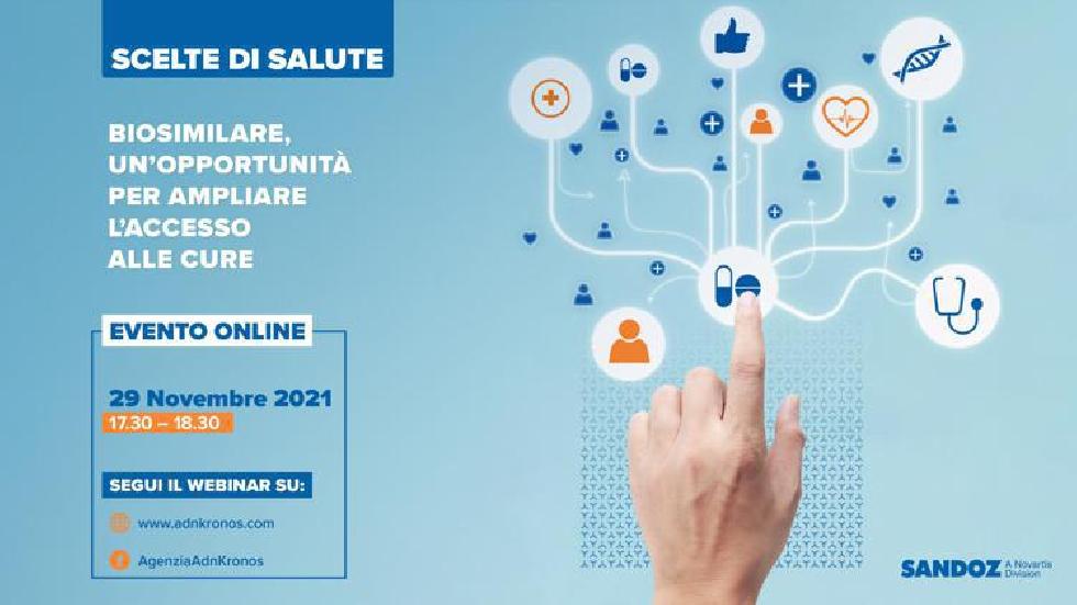 Biosimilare, un’opportunità per ampliare l’accesso alle cure’. Il webinar per pazienti e caregiver