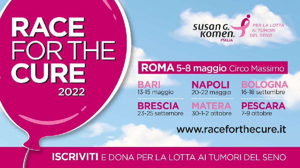 Tumori: lotta a cancro seno, a Roma torna ‘Race for the cure’