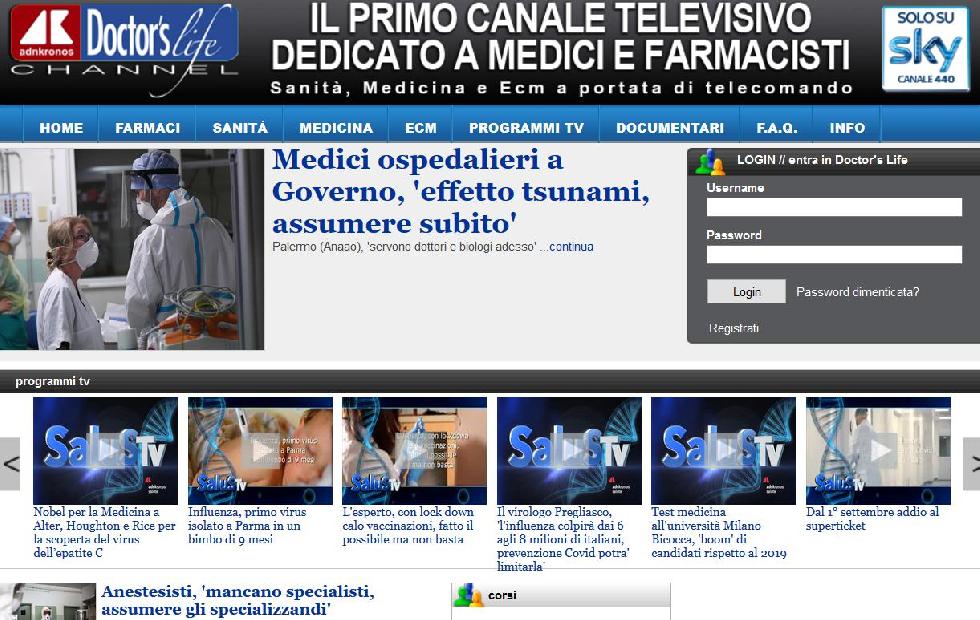 Aggiornamento medici, su Doctor’s Life ripartono Ecm e Fad