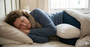 cuscino in mezzo alle gambe