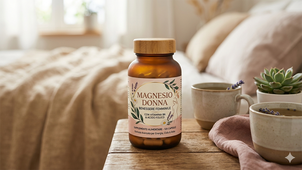 Magnesio e salute donna: i benefici per sindrome premestruale e menopausa